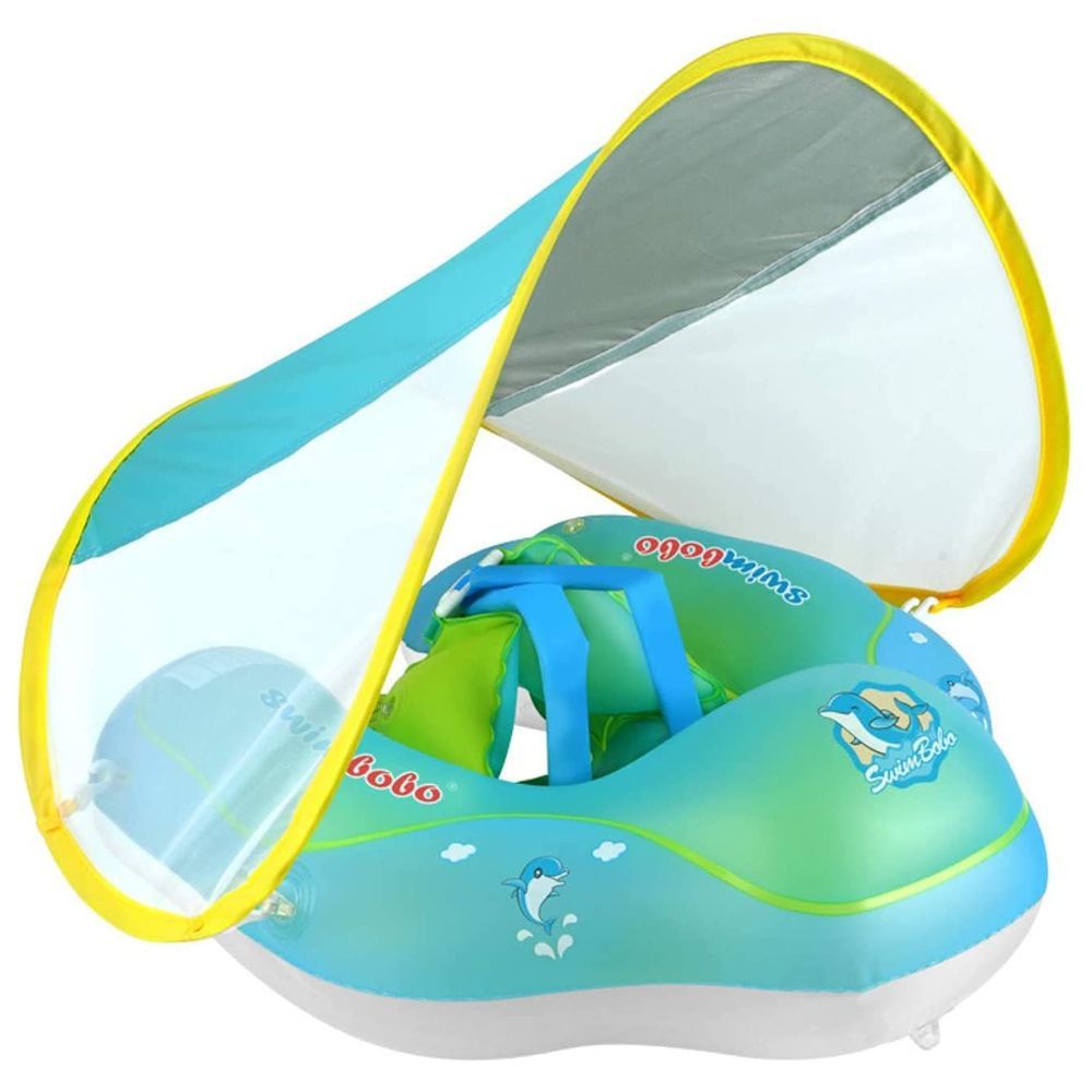 Swimbobo - Baby Swimming Float W/ Sun Protection Canopy