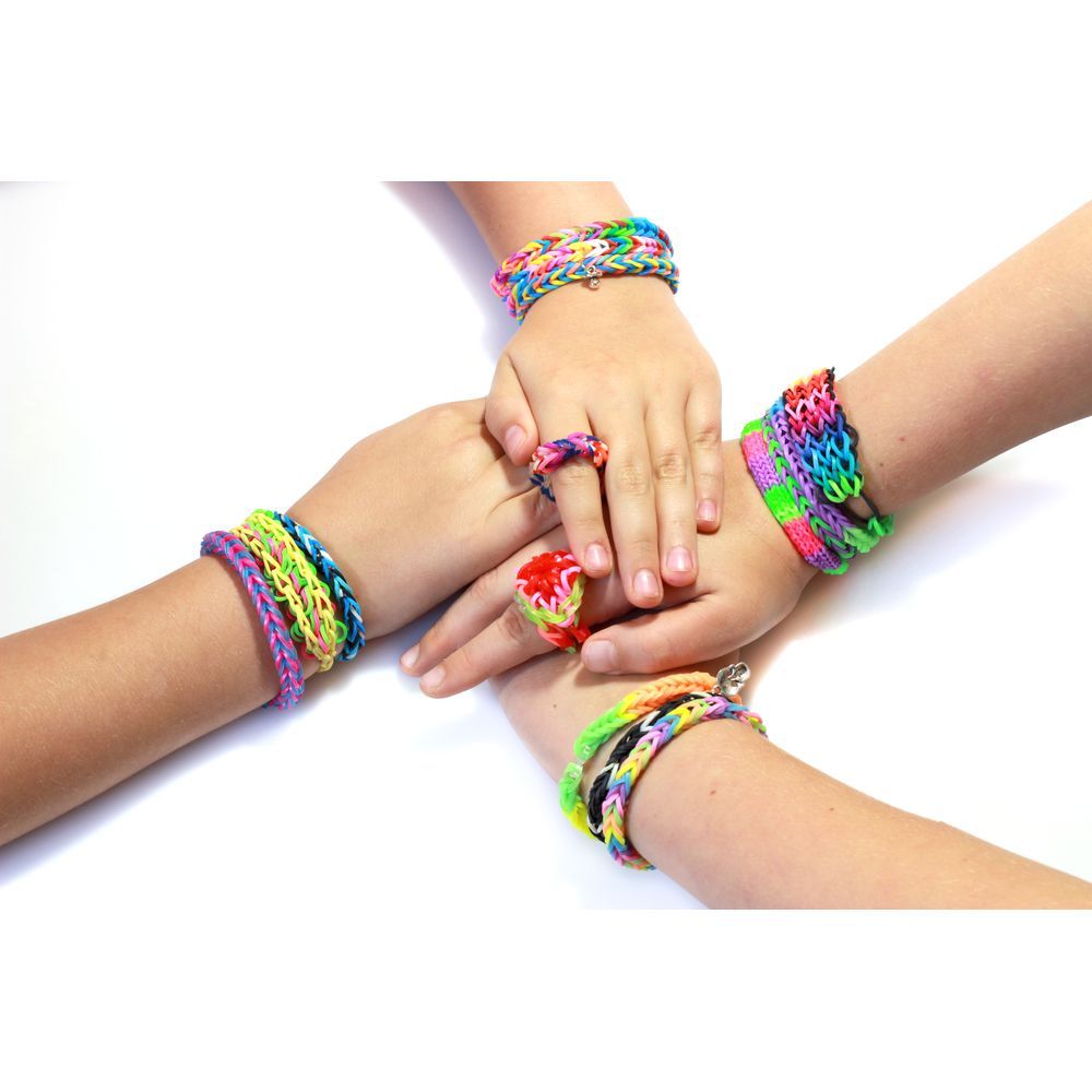 Essen - Loom Rubber Bands Bracelet Making DIY Craft Kit