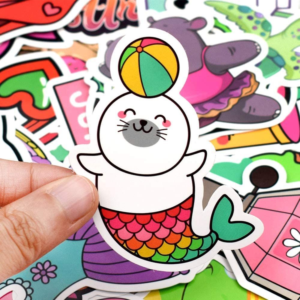 Essen - Multipurpose Waterproof Cute Stickers 50pcs