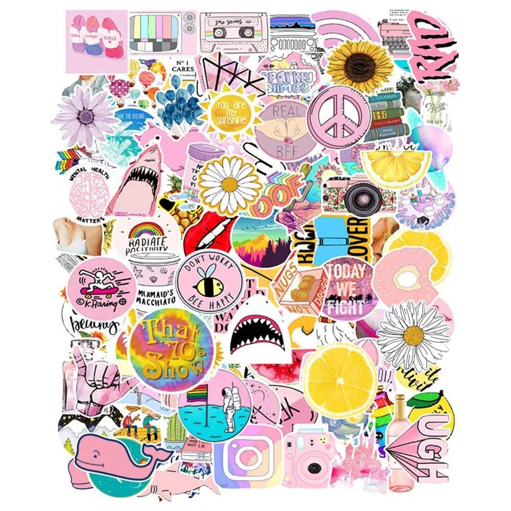 Essen - Multipurpose Waterproof Cute Stickers 103pcs