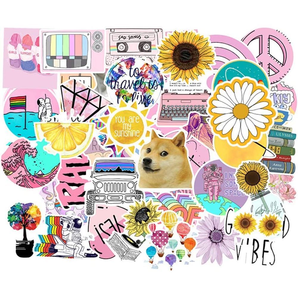 Essen - Multipurpose Waterproof Cute Stickers 103pcs