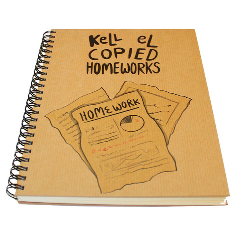 Everythink - Kel El Copied Homeworks Hardcover A5 Notebook