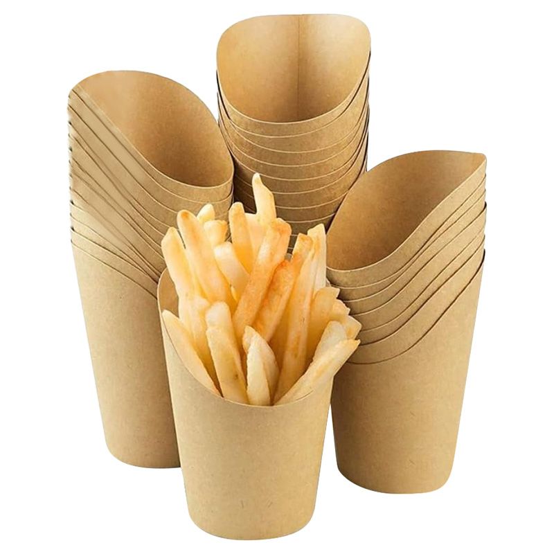 Ecoway - French Fry Holder Paper Bags - 100pcs