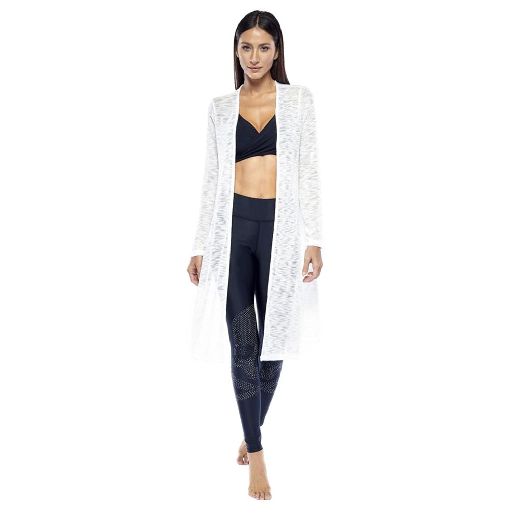 Electric Yoga - Max Slit Cardigan - White