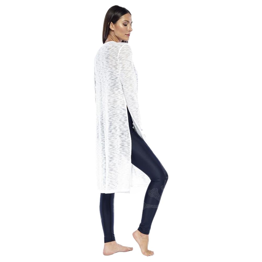 Electric Yoga - Max Slit Cardigan - White