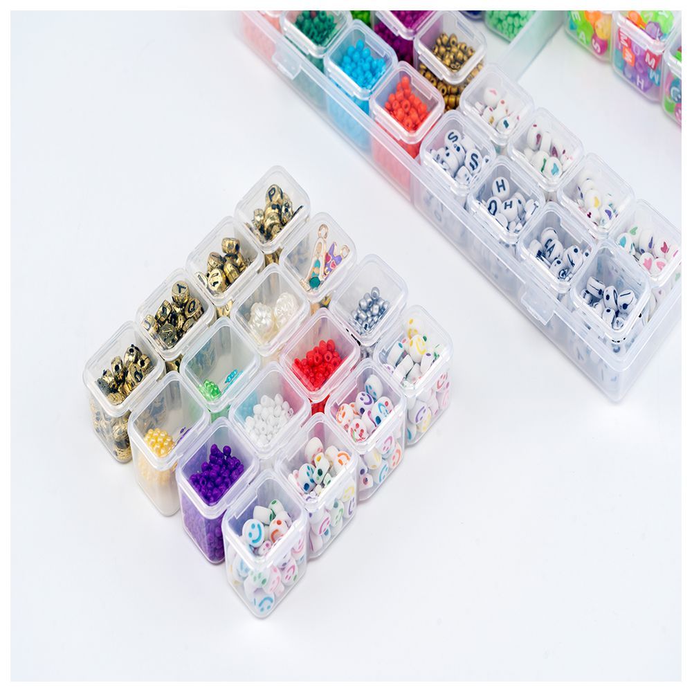 Family Center - English Beads w/ 2 Thread Rolls & Scissors 18-33-5467