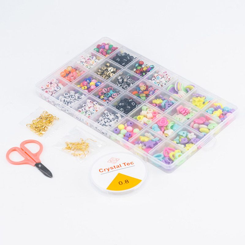 Family Center - English Beads w/ 2 Thread Rolls & Scissors 18-33-5470