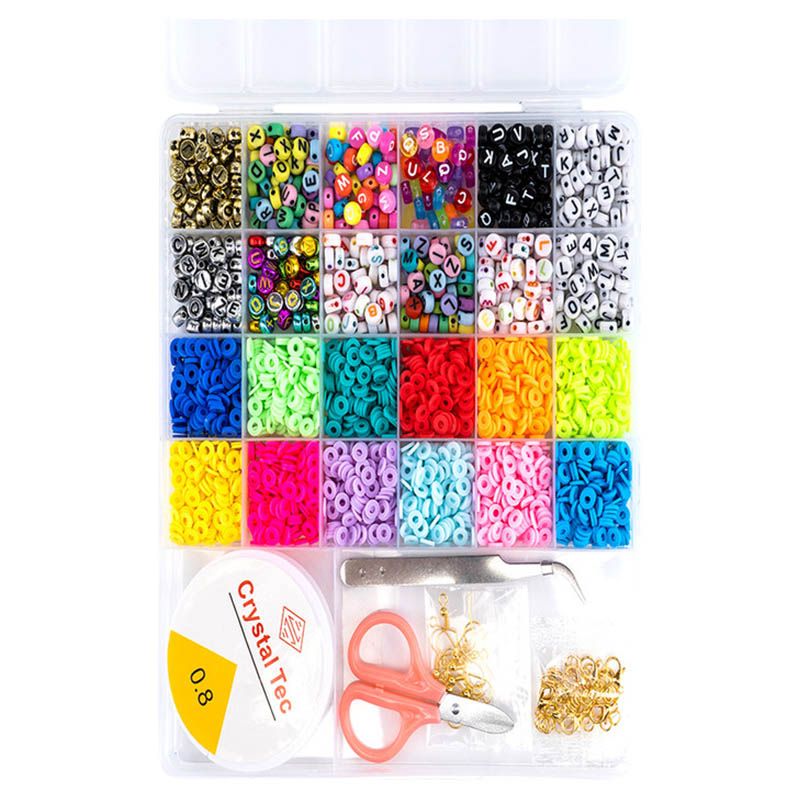 Family Center - English Beads w/ 2 Thread Rolls & Scissors 18-33-5471