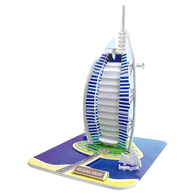 Family Center - Burj Al Arab 3D Jigsaw Puzzle - 38pcs