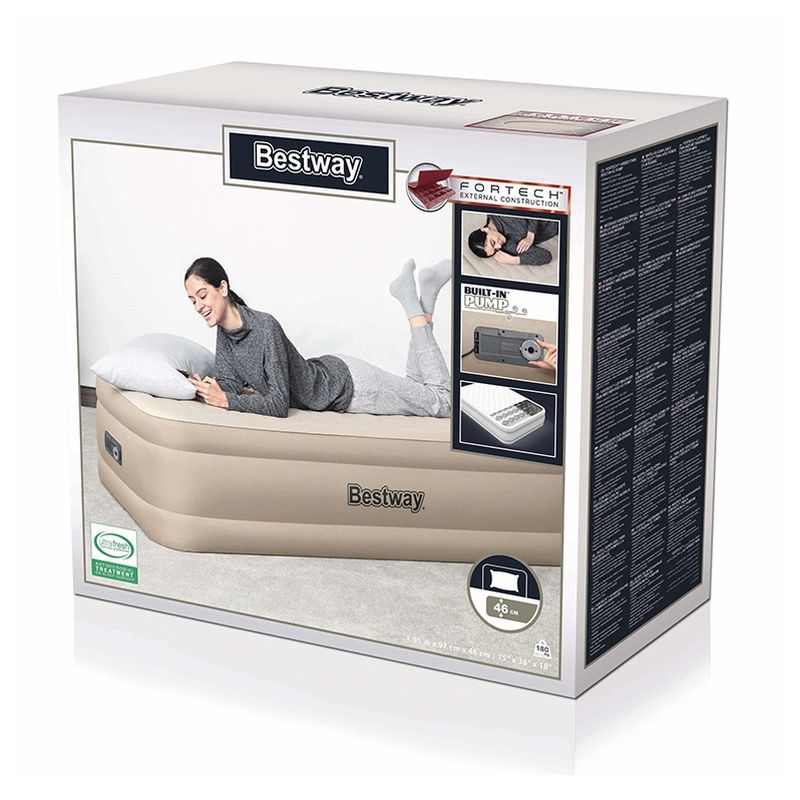 Bestway - Fortech Twin Airbed - 191x97x46cm