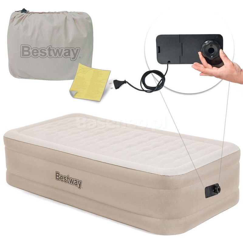 Bestway - Fortech Twin Airbed - 191x97x46cm