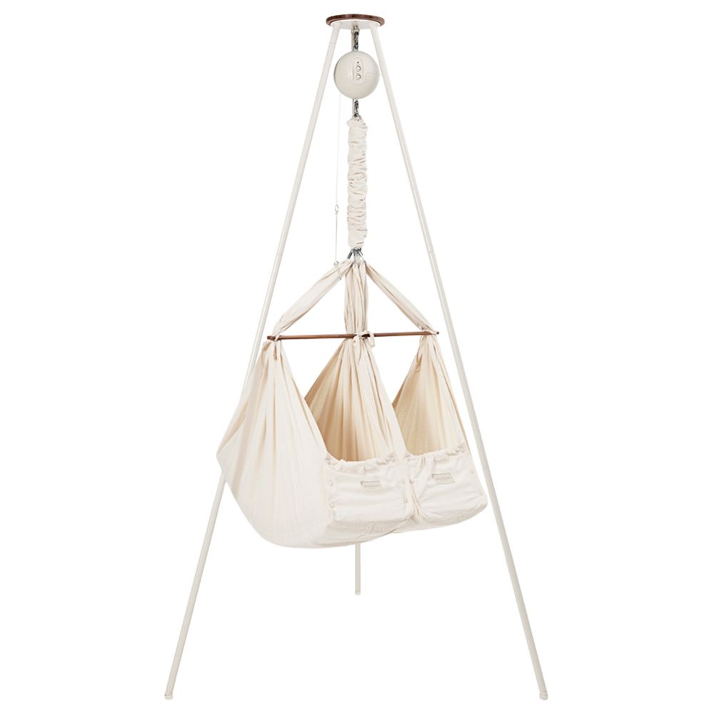 Moonboon - Classic Bundle Twin Baby Hammock - Nature/White