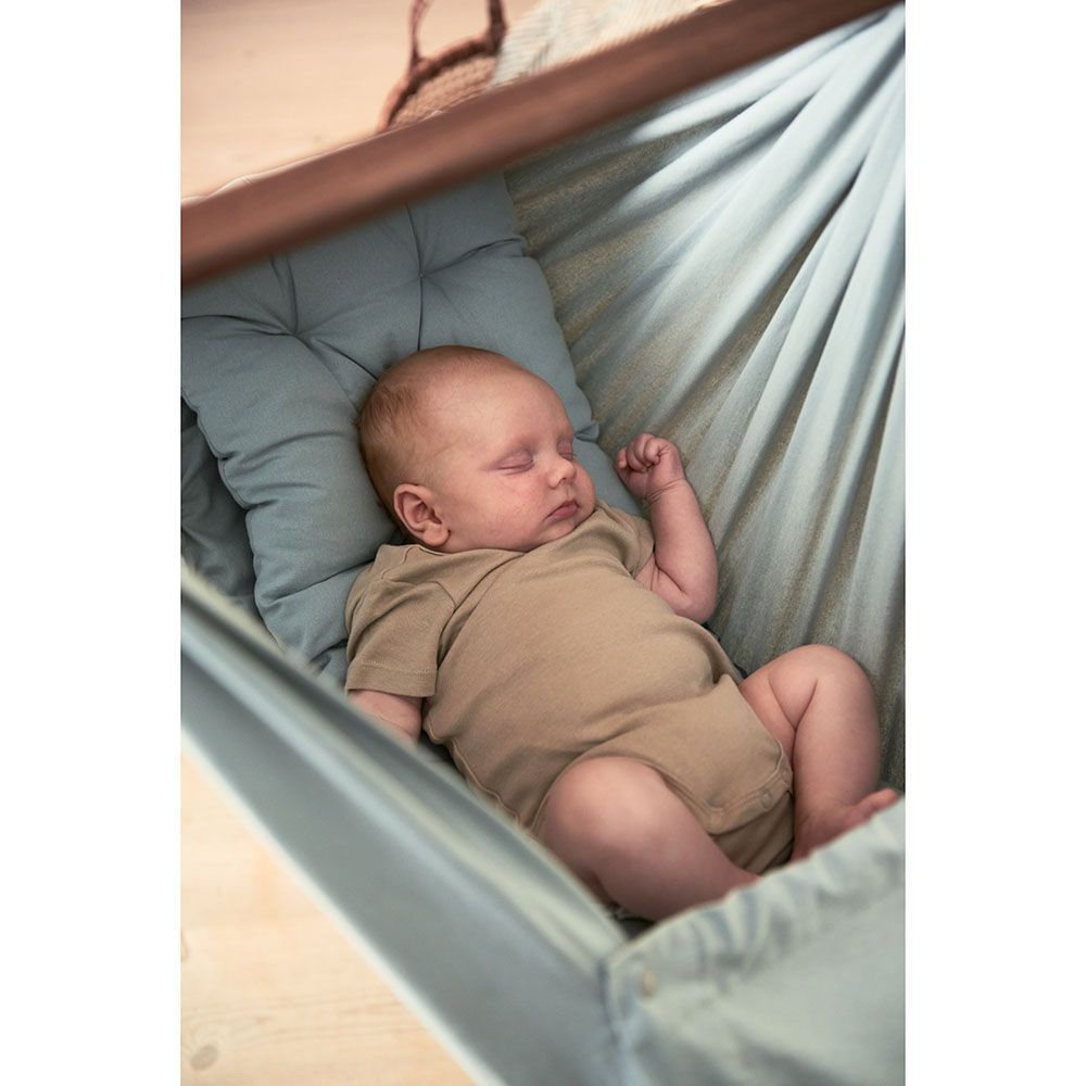 Moonboon - Classic Bundle Baby Hammock - Ocean/White