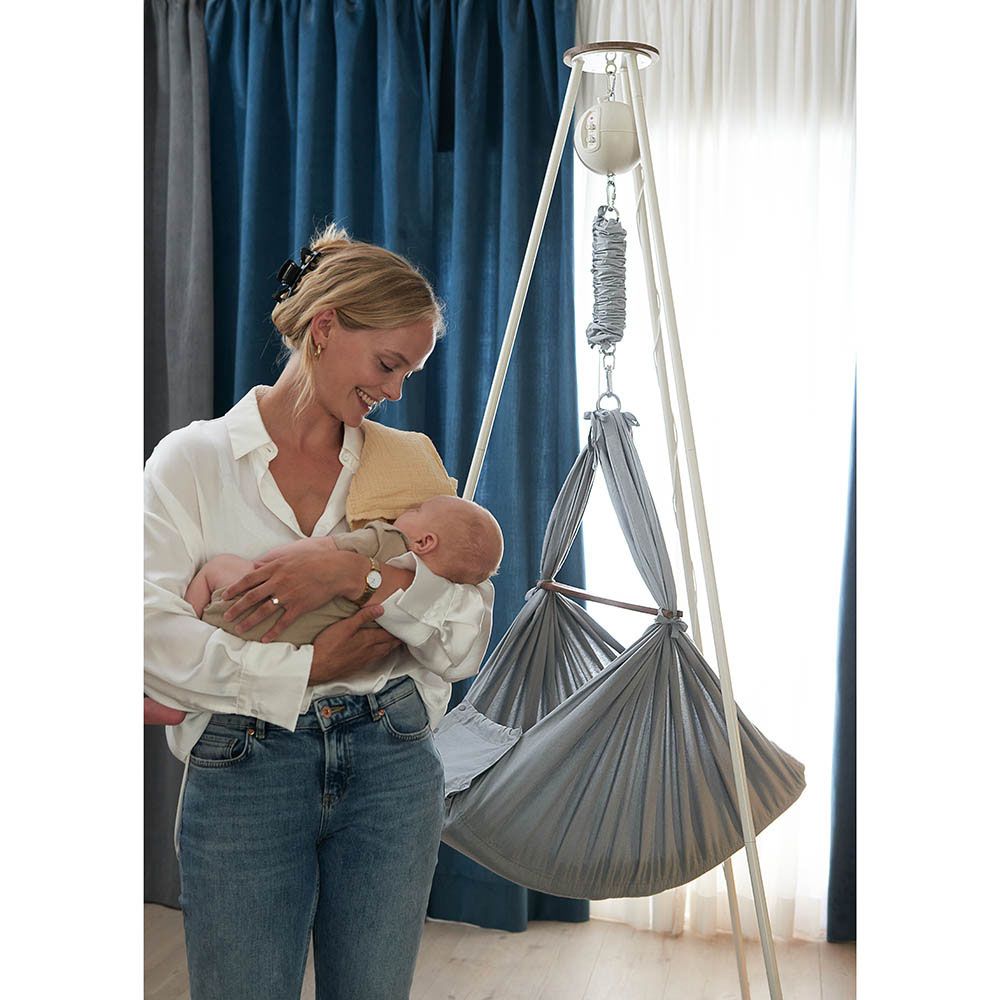 Moonboon - Classic Bundle Baby Hammock - Ocean/White