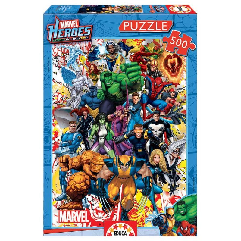 Educa - Marvel Heroes Puzzle - 500Pcs