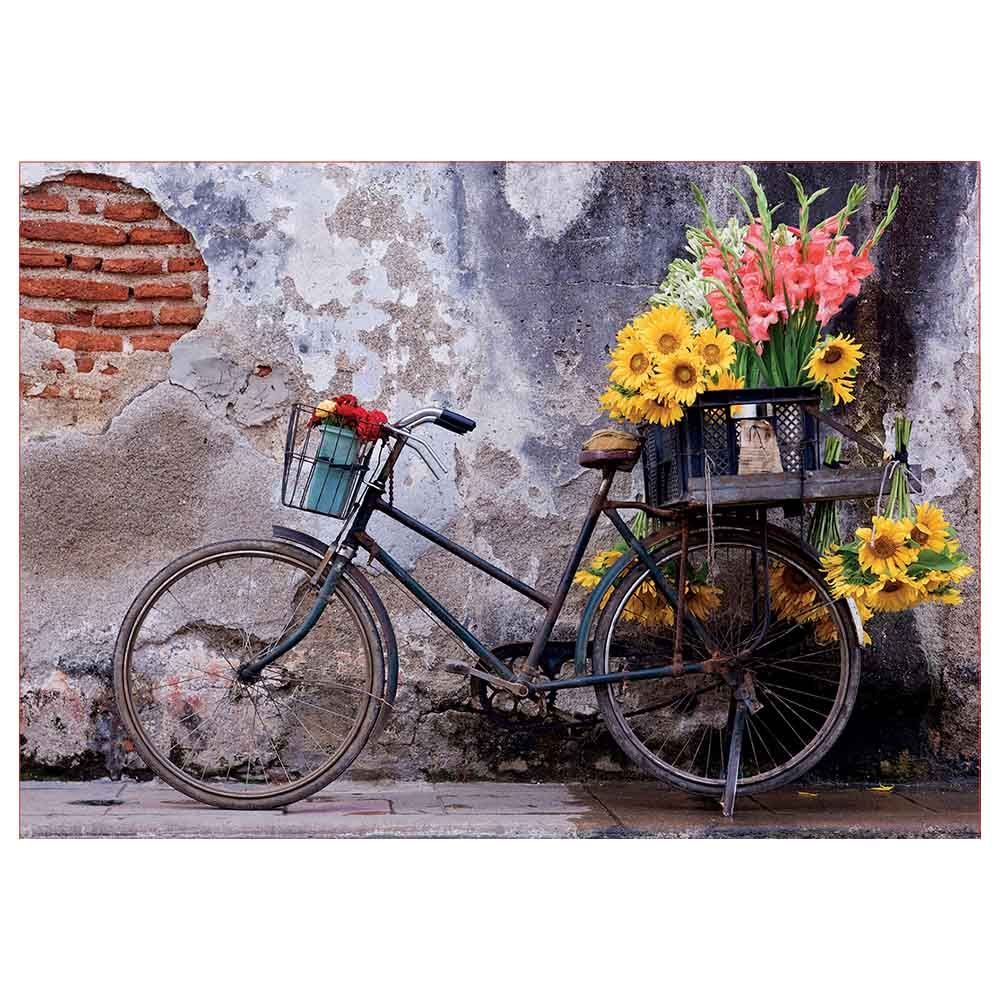 Educa - Bicycle With Flowers Puzzle - 500pc