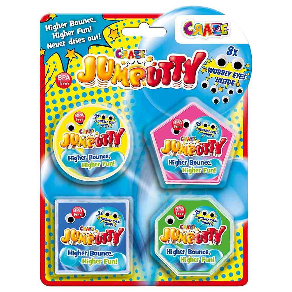 Craze Jumputty - Jumping Putty - 4pcs