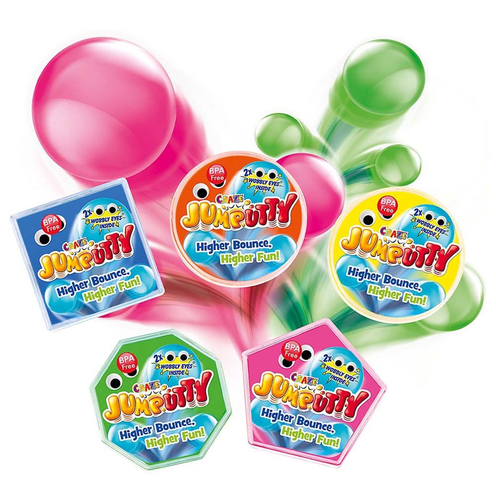 Craze Jumputty - Jumping Putty - 4pcs