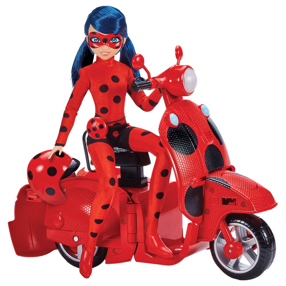 Miraculous - Ladybug Switch N Go Scooter w/ Doll