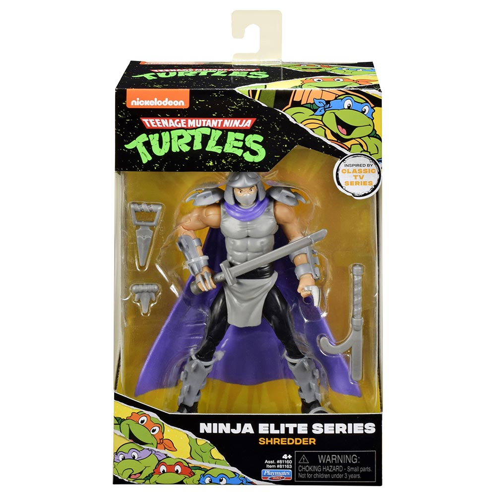 TMNT STORAGE SHELL CLASSIC ALL 4 BROTHERS! & CLASSIC good SHREDDER!