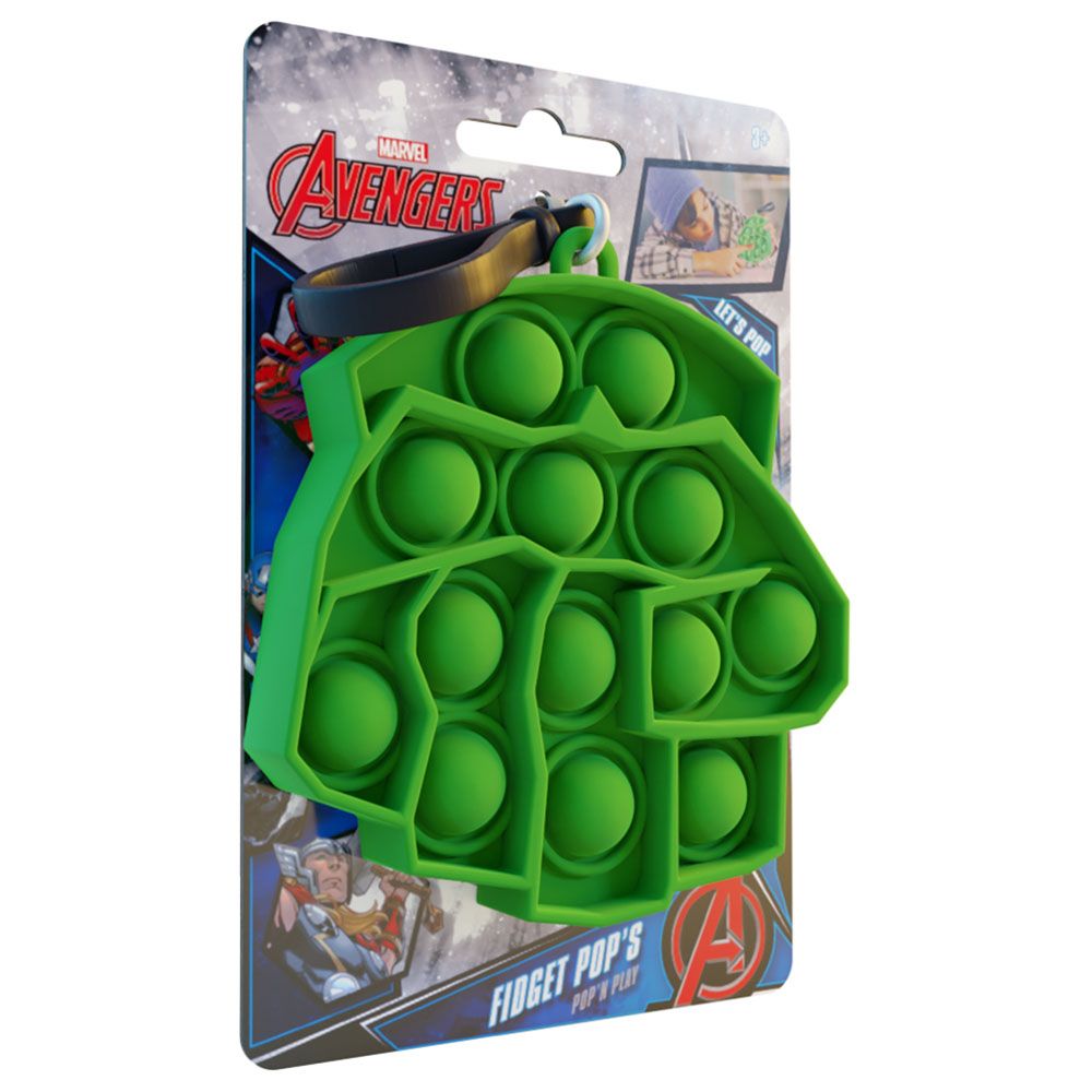 Fidget Pop - Marvel Fidget Popup Keychain - Hulk