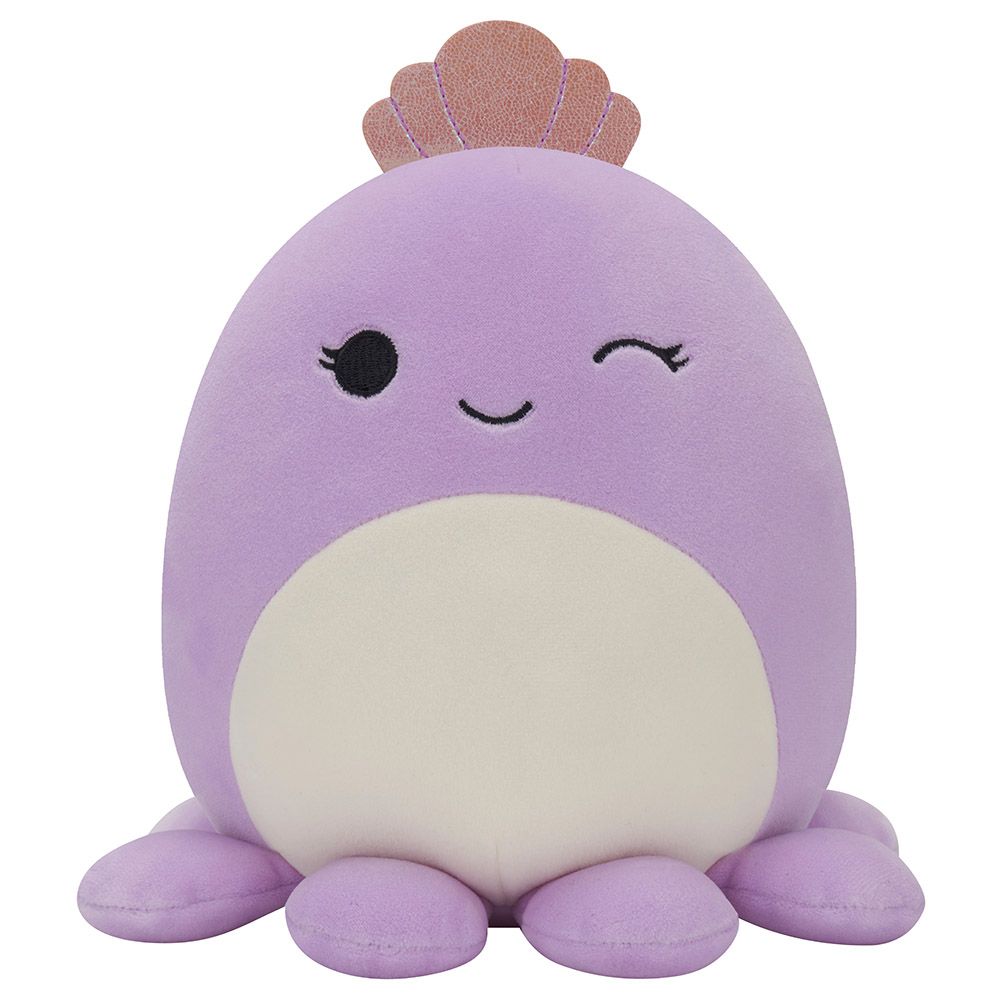 Squishmallows - Violet The Octopus W/ Crown Plush Toy - 7.5-Inch