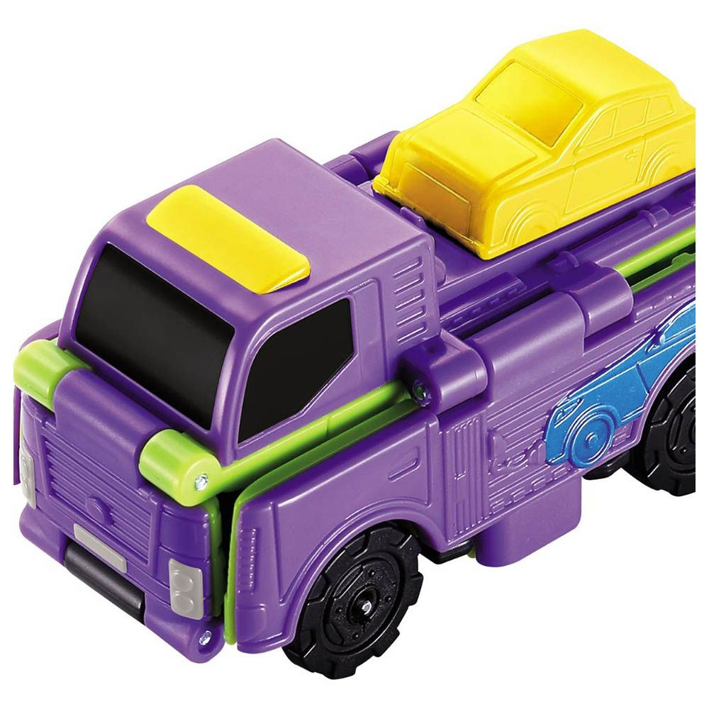 Transracers - 2-In-1 Cons Vehicle Log Truck & Transporter