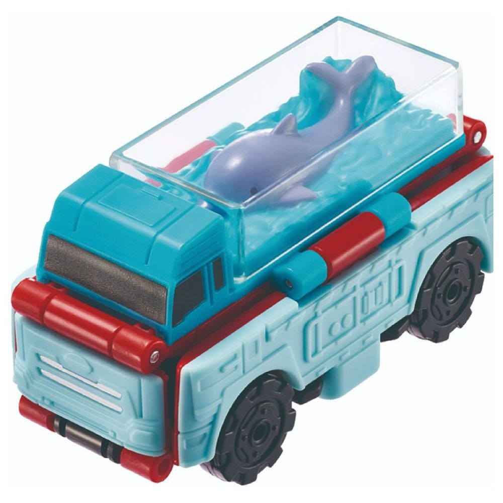 Transracers - 2-In-1 Flip Vehicle Dolphin Car To Storage Vehicle