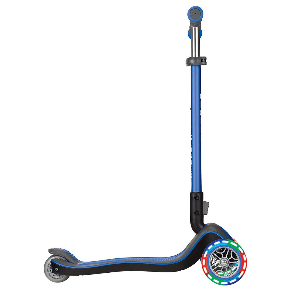 Globber - Elite Deluxe Lights Scooter - Navy Blue