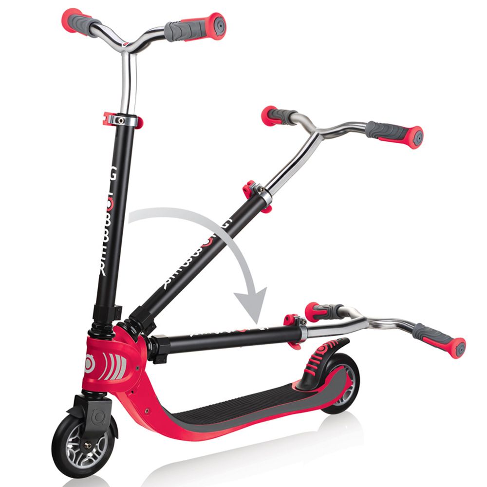 Globber - Flow Foldable Scooter 125 - Black/Red