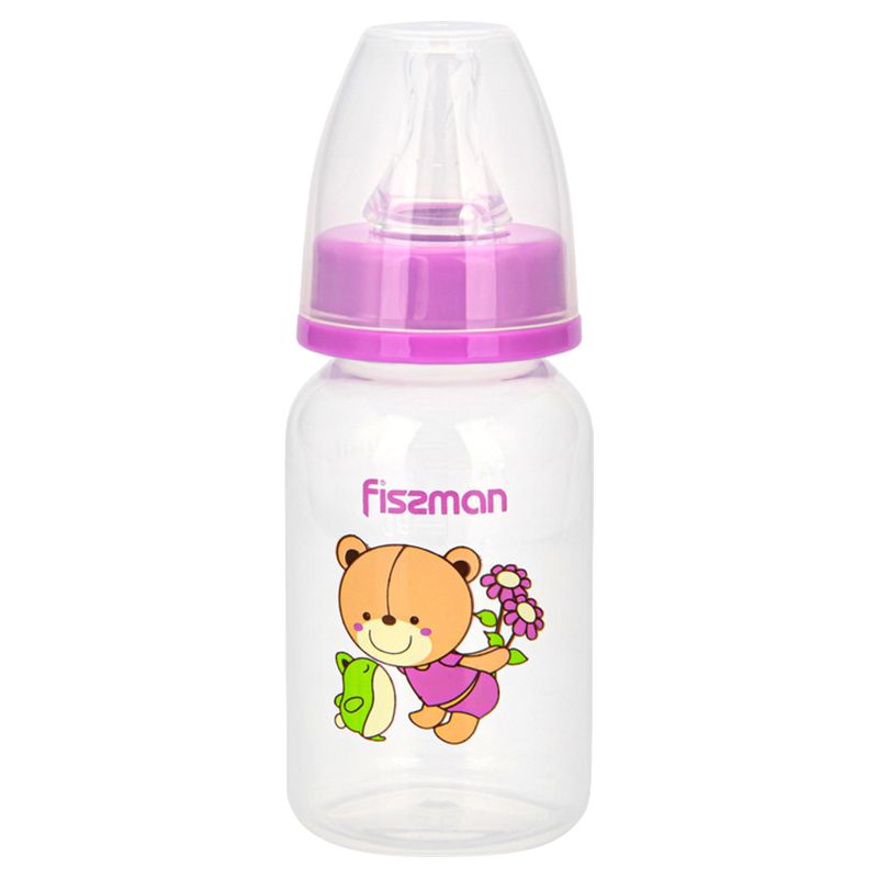 Fissman - Feeding Food Grade Plastic Bottle w/ Compatible Design - Pink