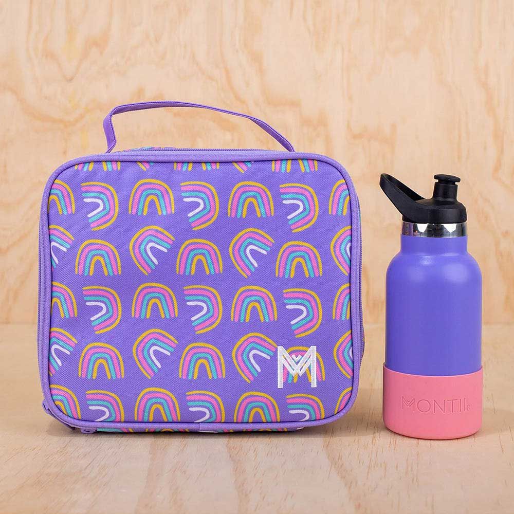 MontiiCo - Medium Insulated Lunch Bag - Rainbows