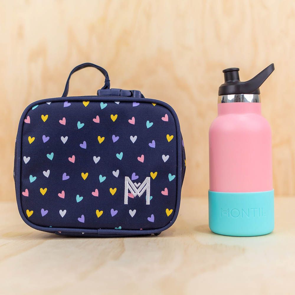 Montii - Mini Insulated Lunch Bag - Hearts