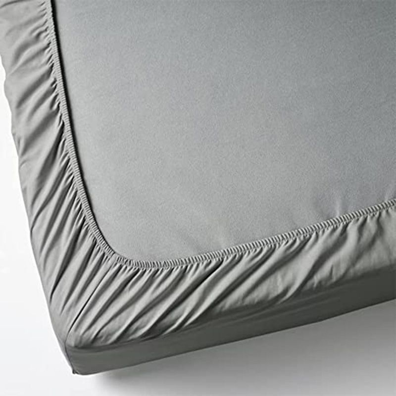 BYFT - Tulip Single Fitted Sheet 90 x 210 + 30 cm - Grey 