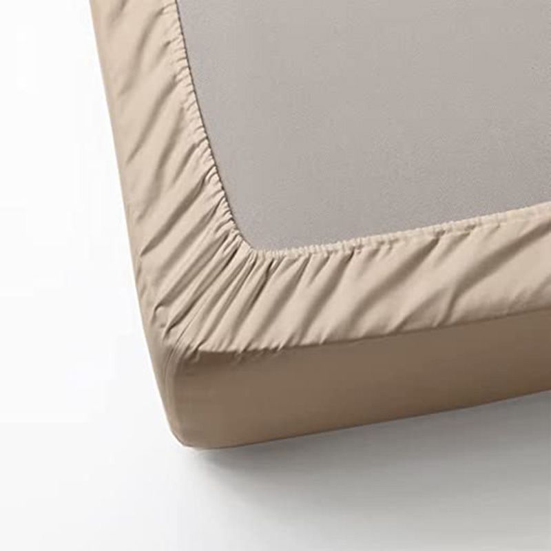 BYFT - Tulip Queen Fitted Sheet 160 x 210 + 30 cm - Beige 