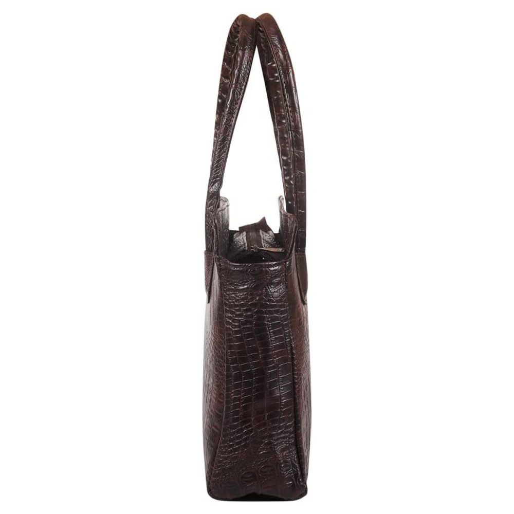 Mounthood - Anat Ladies Hand/Shoulder Bag - Brown