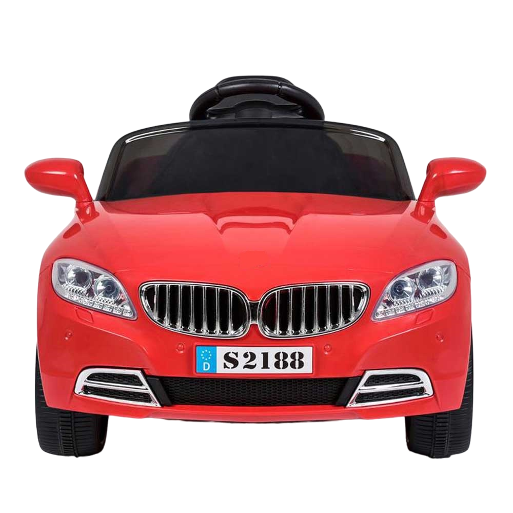 BMW - 12V Coupe Style Electric Rideon Car - Red