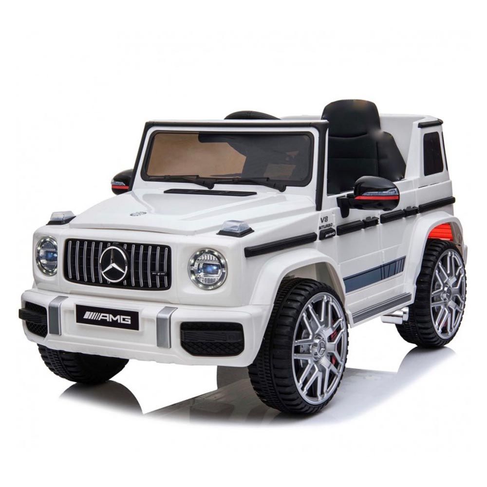 Mercedes-Benz - Electric G63 Rideon Jeep 12V - White