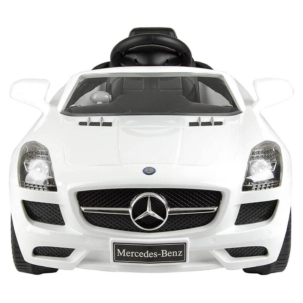 Factual Toys - 6V Mercedes Benz Sls Ride-On Car - White 