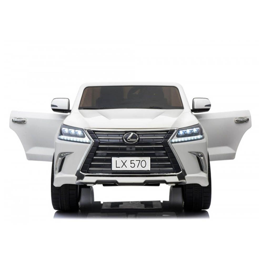 Lexus - Lx-570 Electric Rideon Car 12V - White