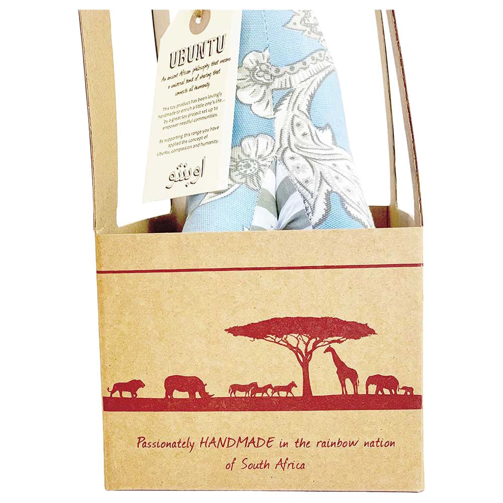 Ubuntu - Shabby Chic Giraffe - Blue