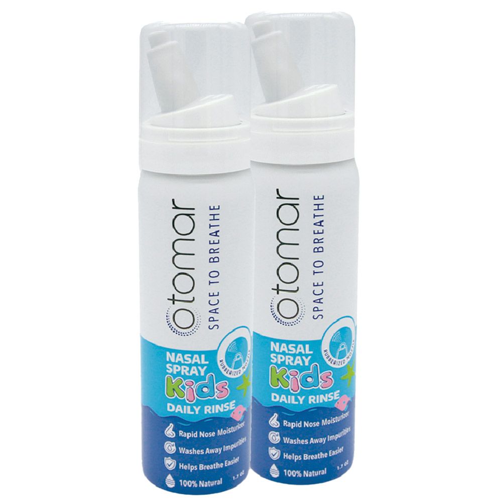 Otomar - Kids Pocket-Size Nasal Saline Spray 50ml - 2pcs