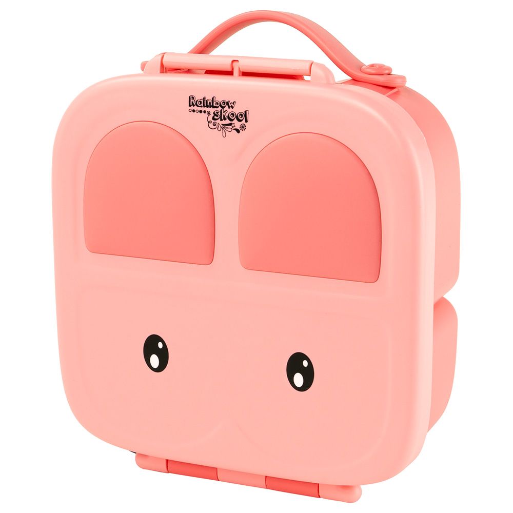 Rainbow Skool - 4 Compartment Bunny Bento Lunchbox - Pink (Exclusive)