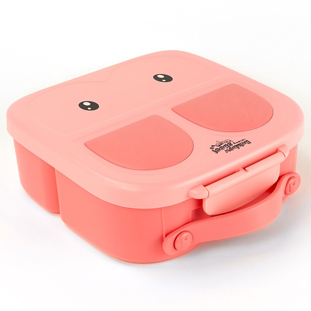 Rainbow Skool - 4 Compartment Bunny Bento Lunchbox - Pink (Exclusive)