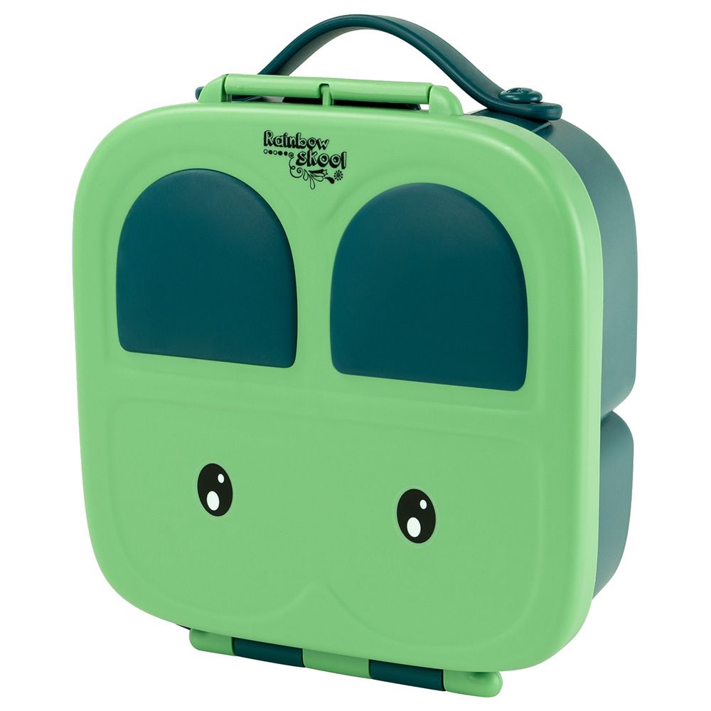 Rainbow Skool - 4 Compartment Bunny Bento Lunchbox - Green (Exclusive)