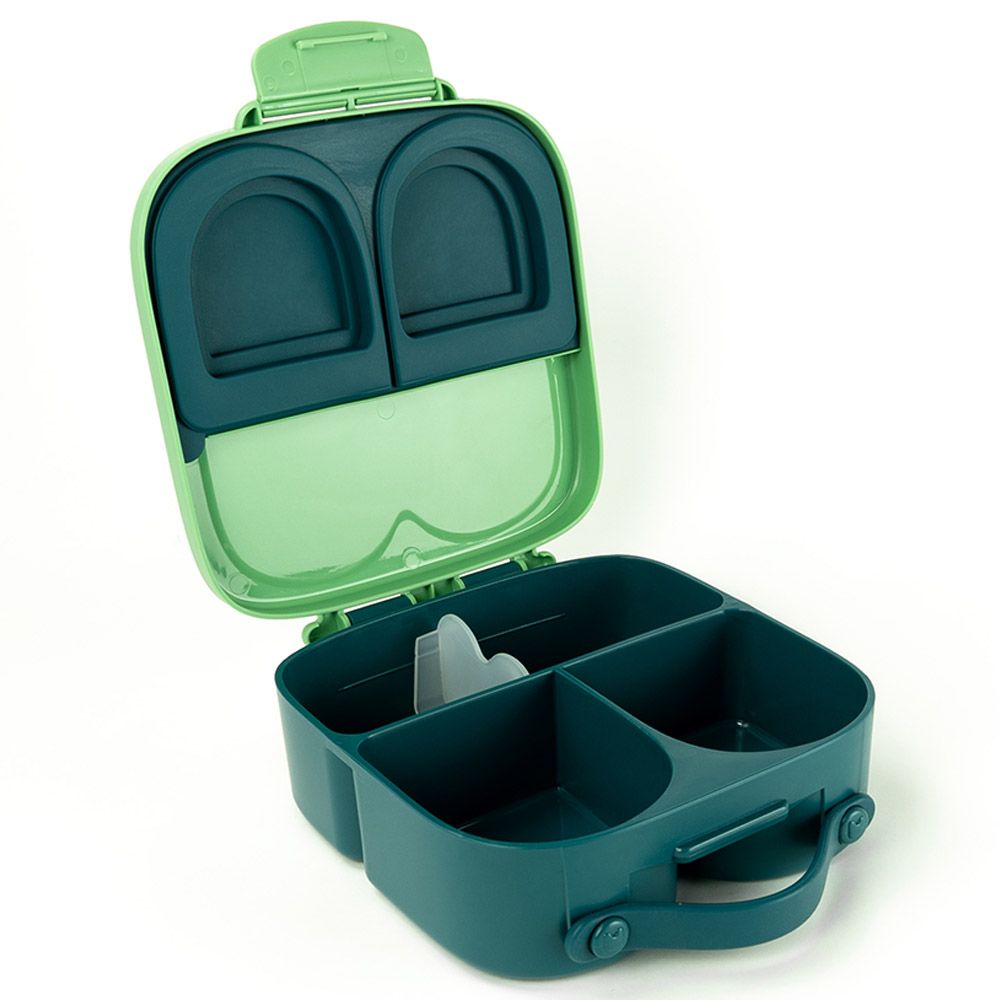 Rainbow Skool - 4 Compartment Bunny Bento Lunchbox - Green (Exclusive)