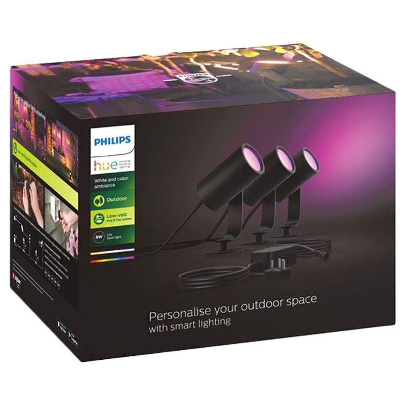 Philips Hue - Spot Lily Base Kit - Black