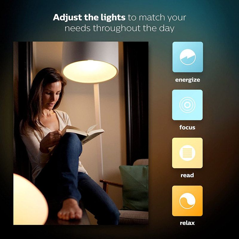 Philips Hue - UAE Ambiance LED Smart Bulb - Starter Kit - White