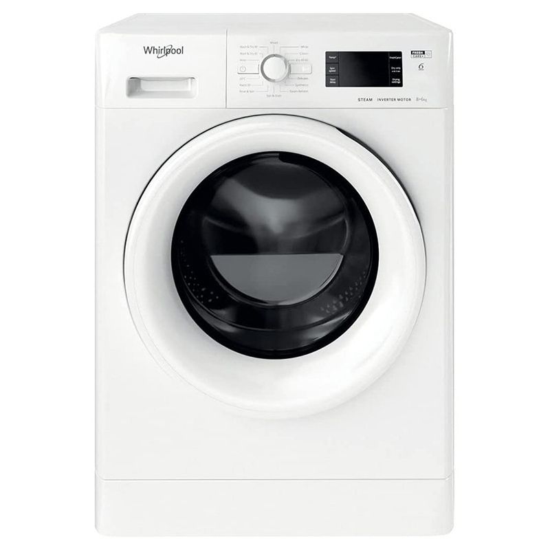 Whirlpool - Freestanding Washer Dryer - 8/6Kg - White