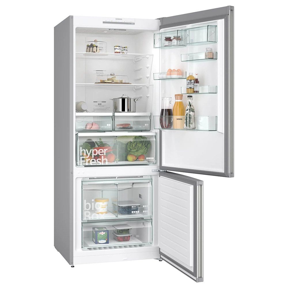 Siemens - IQ300 Inox-Look Fridge With Freezer - 186x70cm